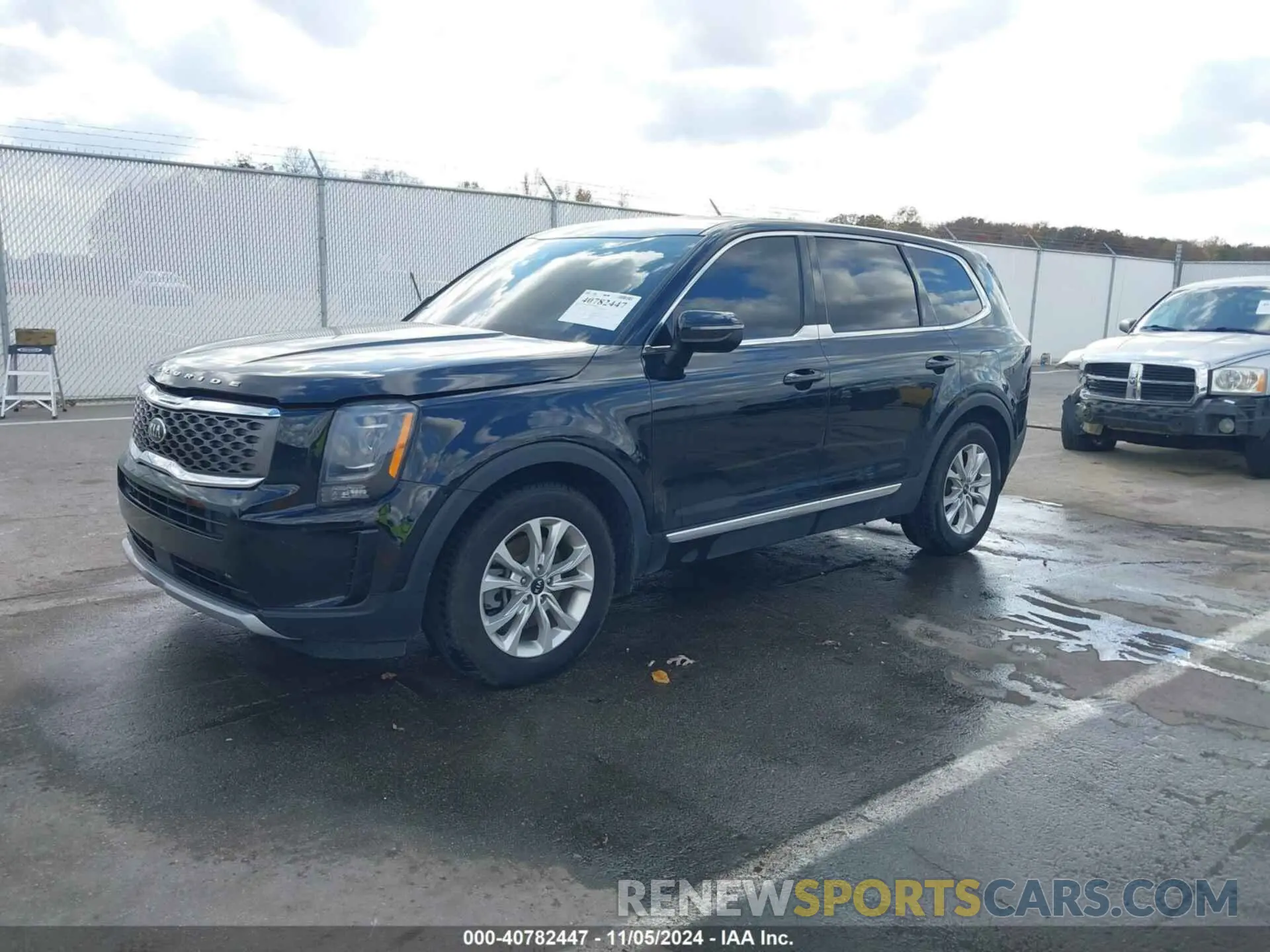 2 fotografías del automóvil dañado 5XYP24HCXLG028711 KIA TELLURIDE 2020