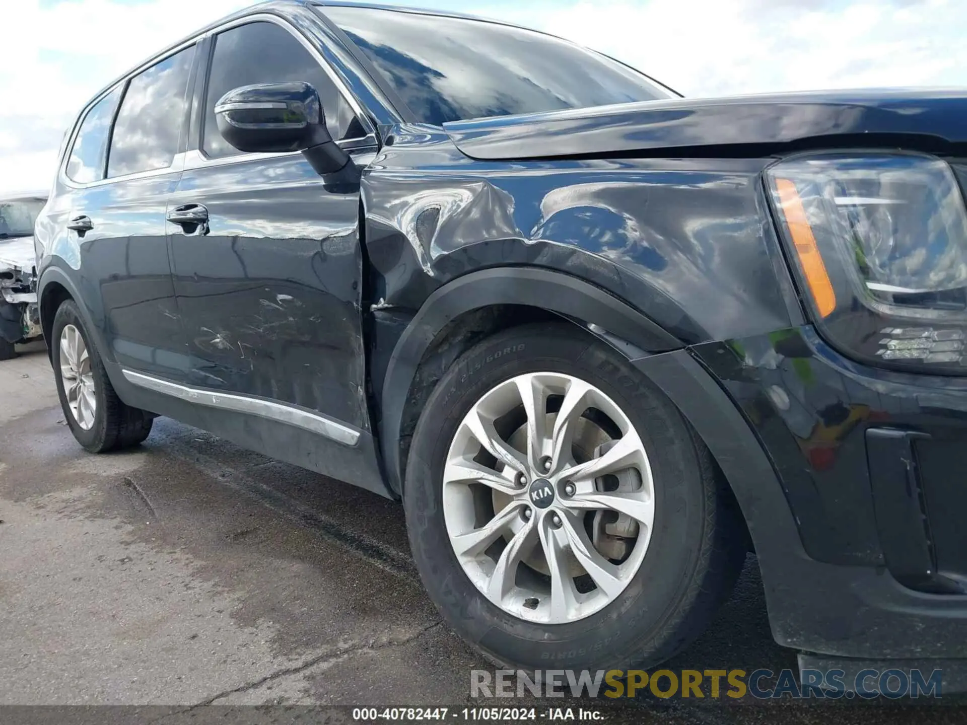 6 fotografías del automóvil dañado 5XYP24HCXLG028711 KIA TELLURIDE 2020