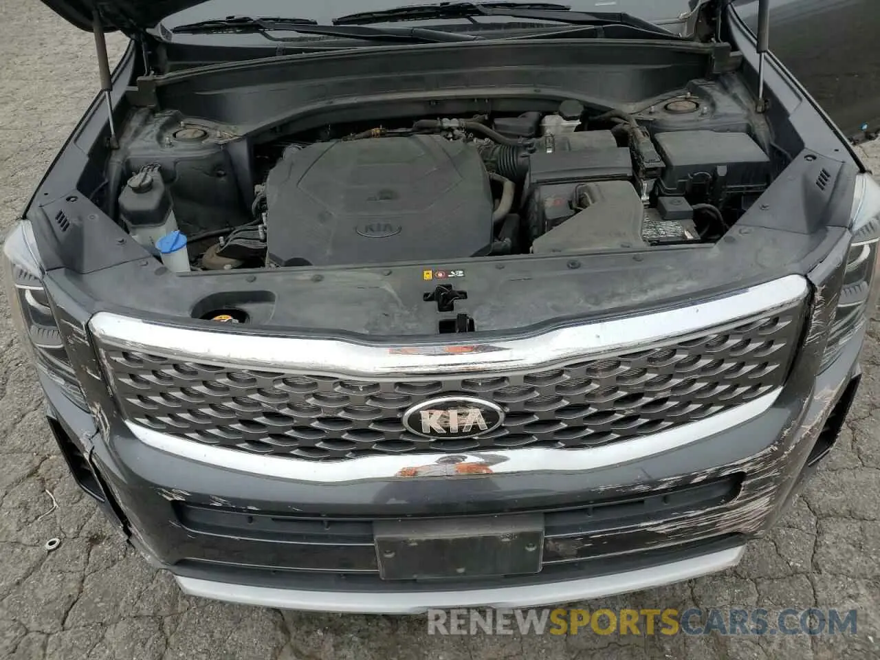 12 fotografías del automóvil dañado 5XYP24HCXLG092182 KIA TELLURIDE 2020