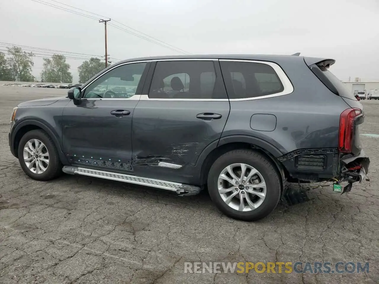 2 fotografías del automóvil dañado 5XYP24HCXLG092182 KIA TELLURIDE 2020