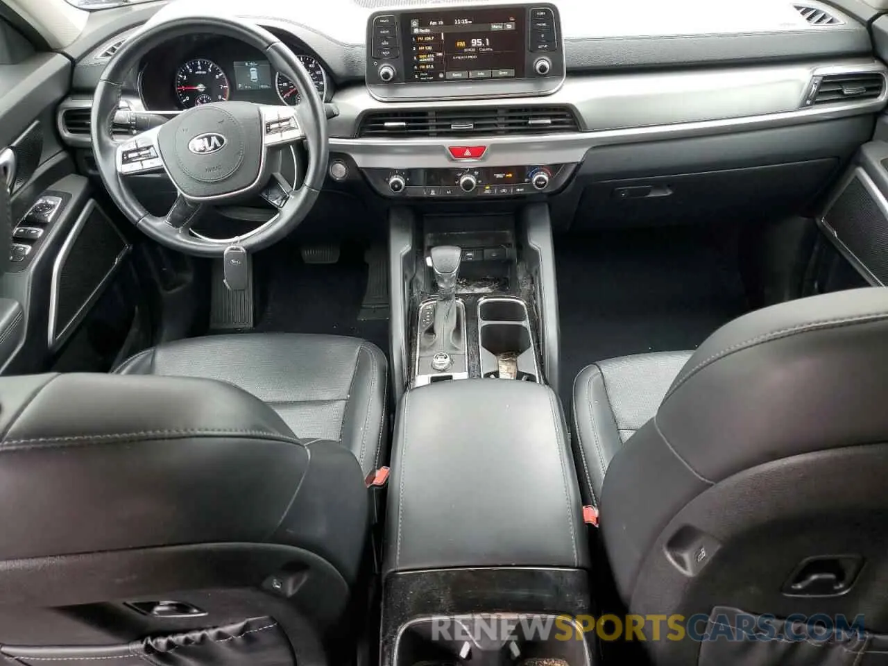 8 fotografías del automóvil dañado 5XYP24HCXLG092182 KIA TELLURIDE 2020