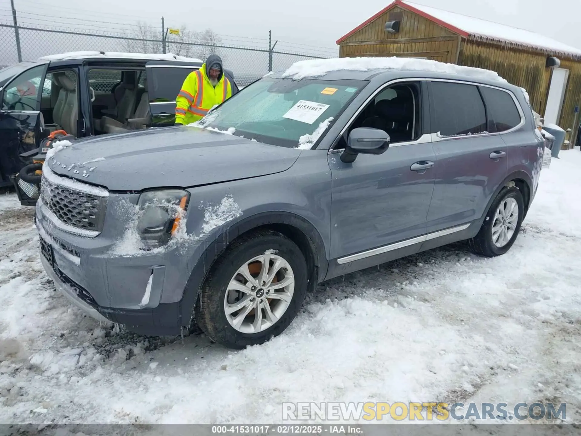 2 fotografías del automóvil dañado 5XYP2DHC9LG007462 KIA TELLURIDE 2020