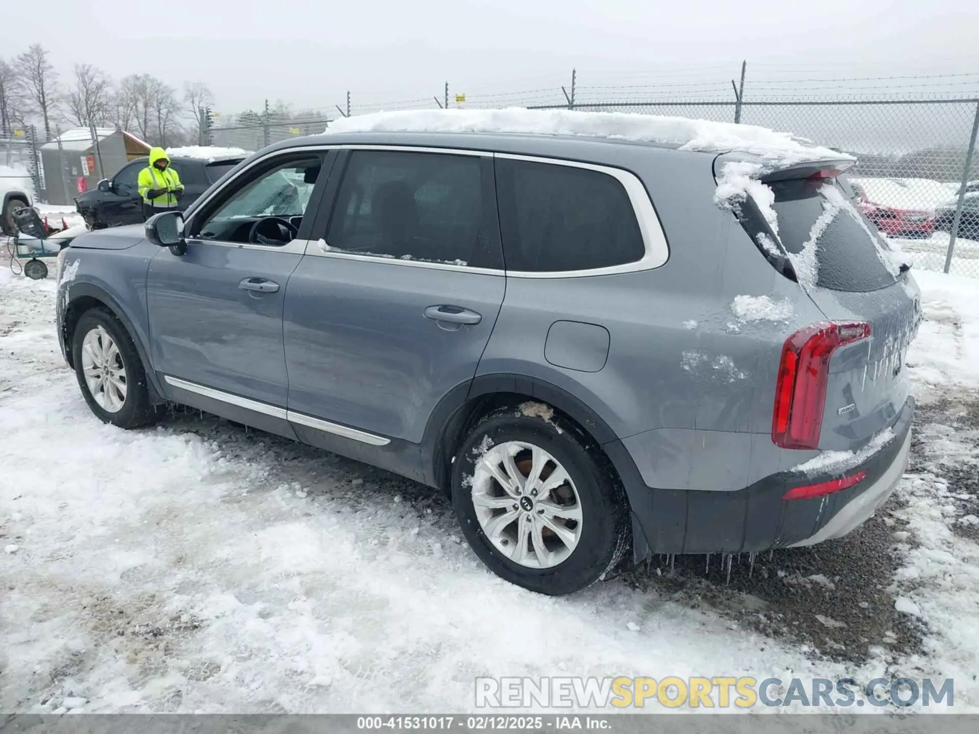 3 fotografías del automóvil dañado 5XYP2DHC9LG007462 KIA TELLURIDE 2020