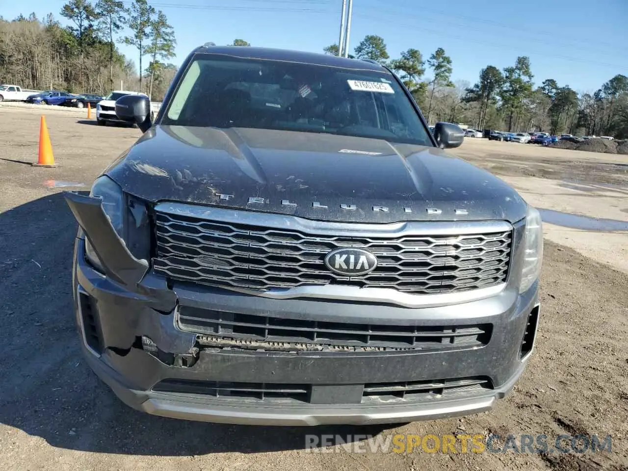 5 fotografías del automóvil dañado 5XYP34HC1LG084789 KIA TELLURIDE 2020