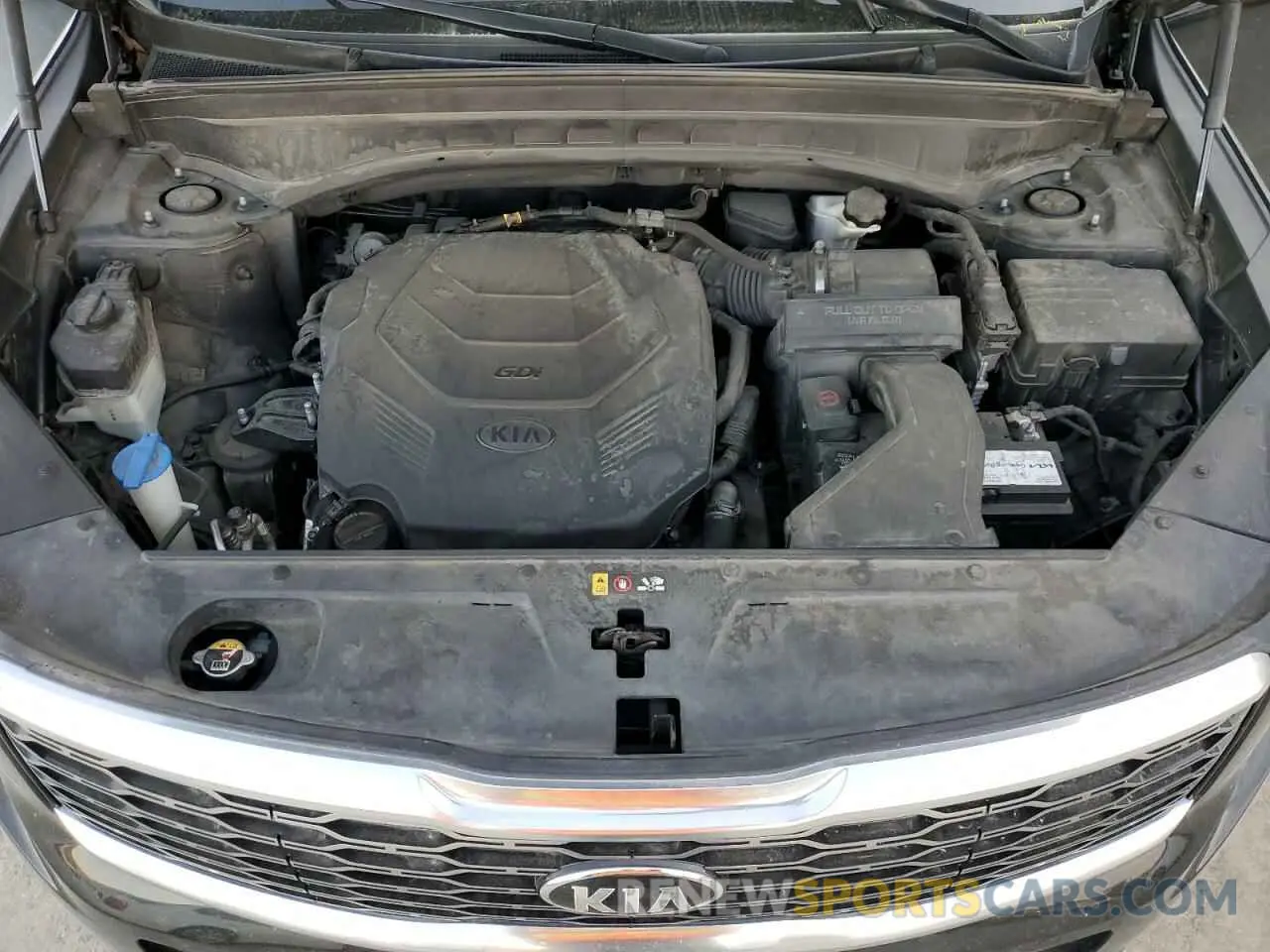 12 fotografías del automóvil dañado 5XYP34HC5LG016804 KIA TELLURIDE 2020