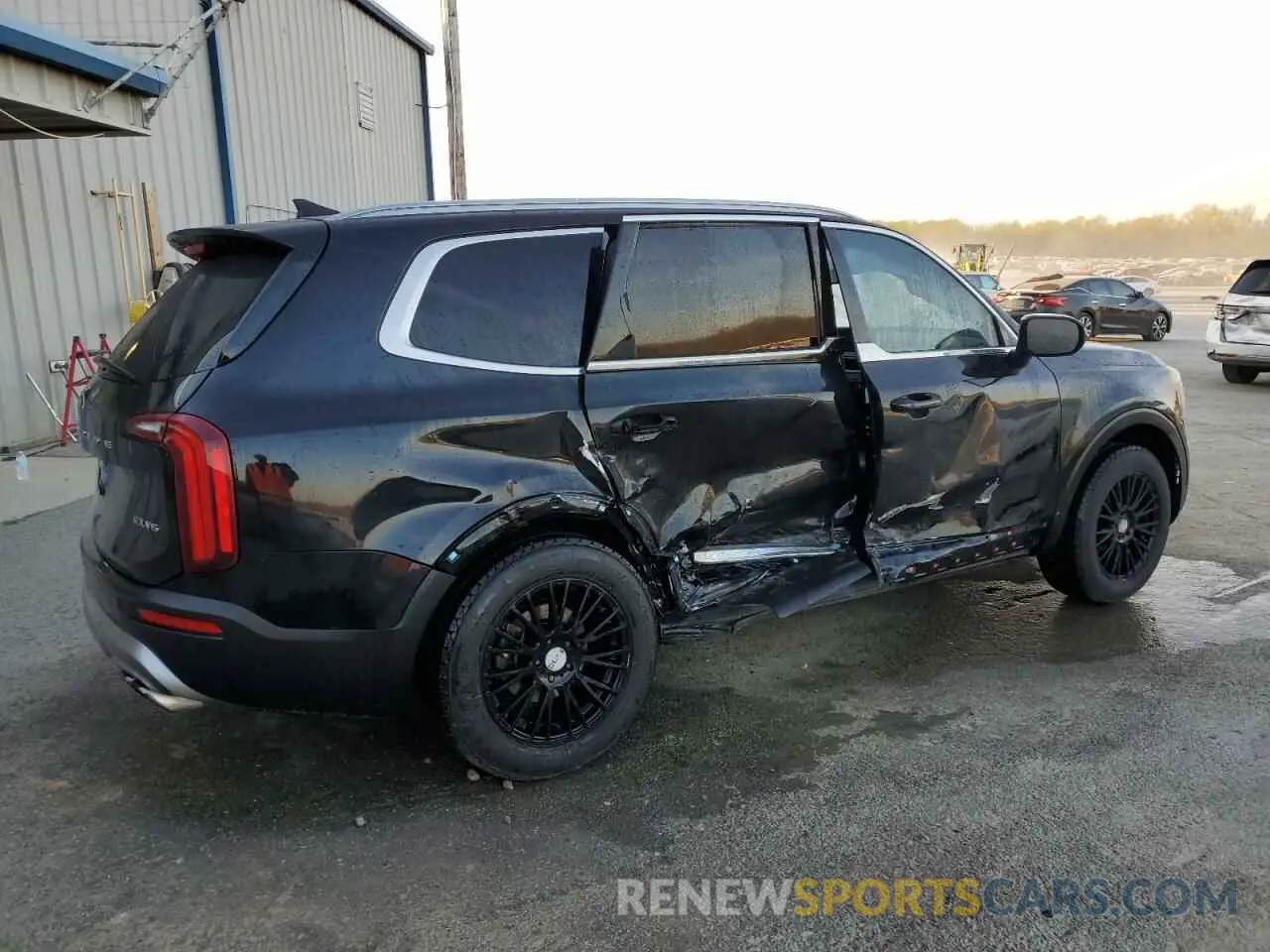 3 fotografías del automóvil dañado 5XYP34HC5LG016804 KIA TELLURIDE 2020