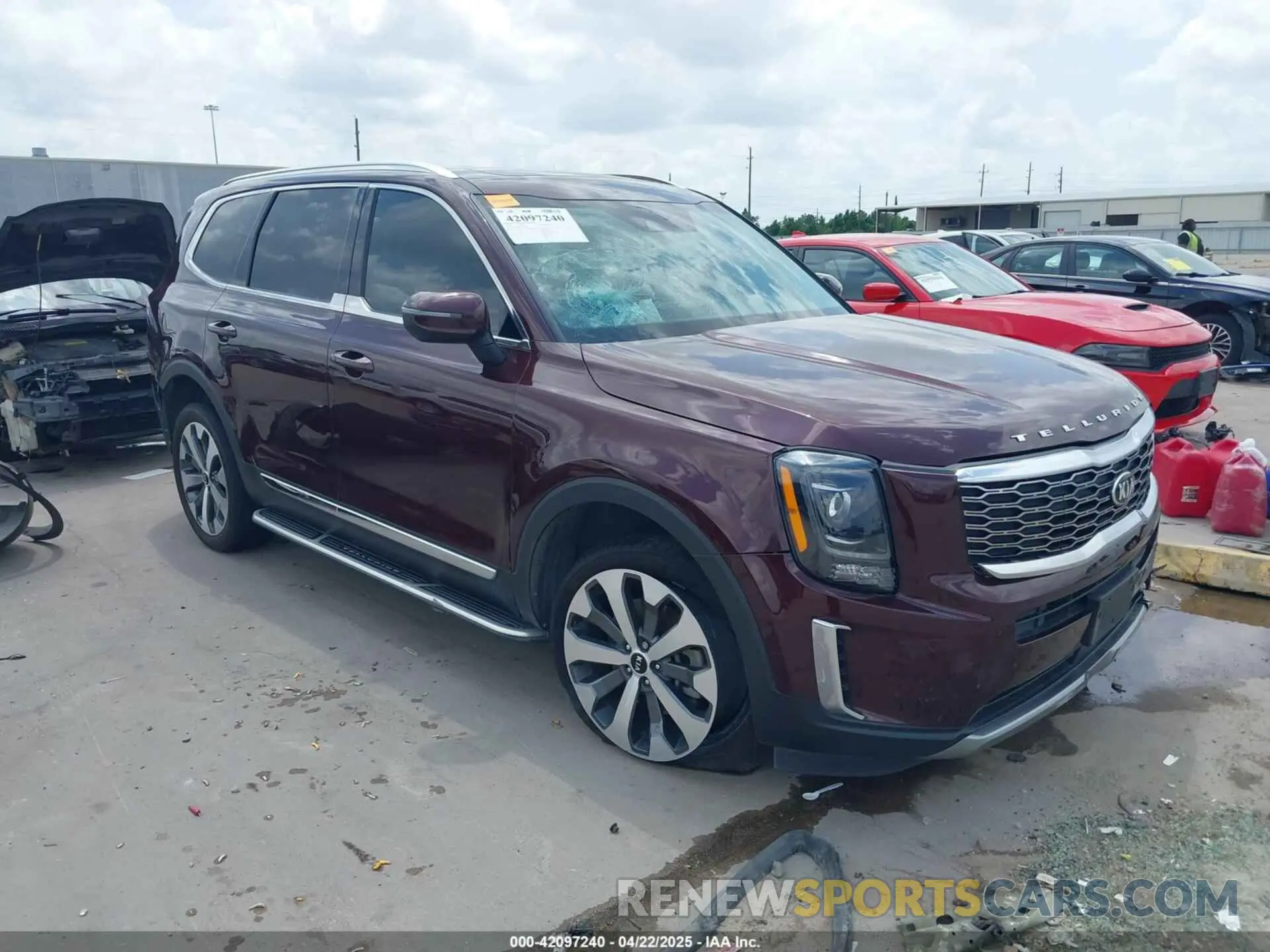 1 fotografías del automóvil dañado 5XYP34HC6LG093892 KIA TELLURIDE 2020