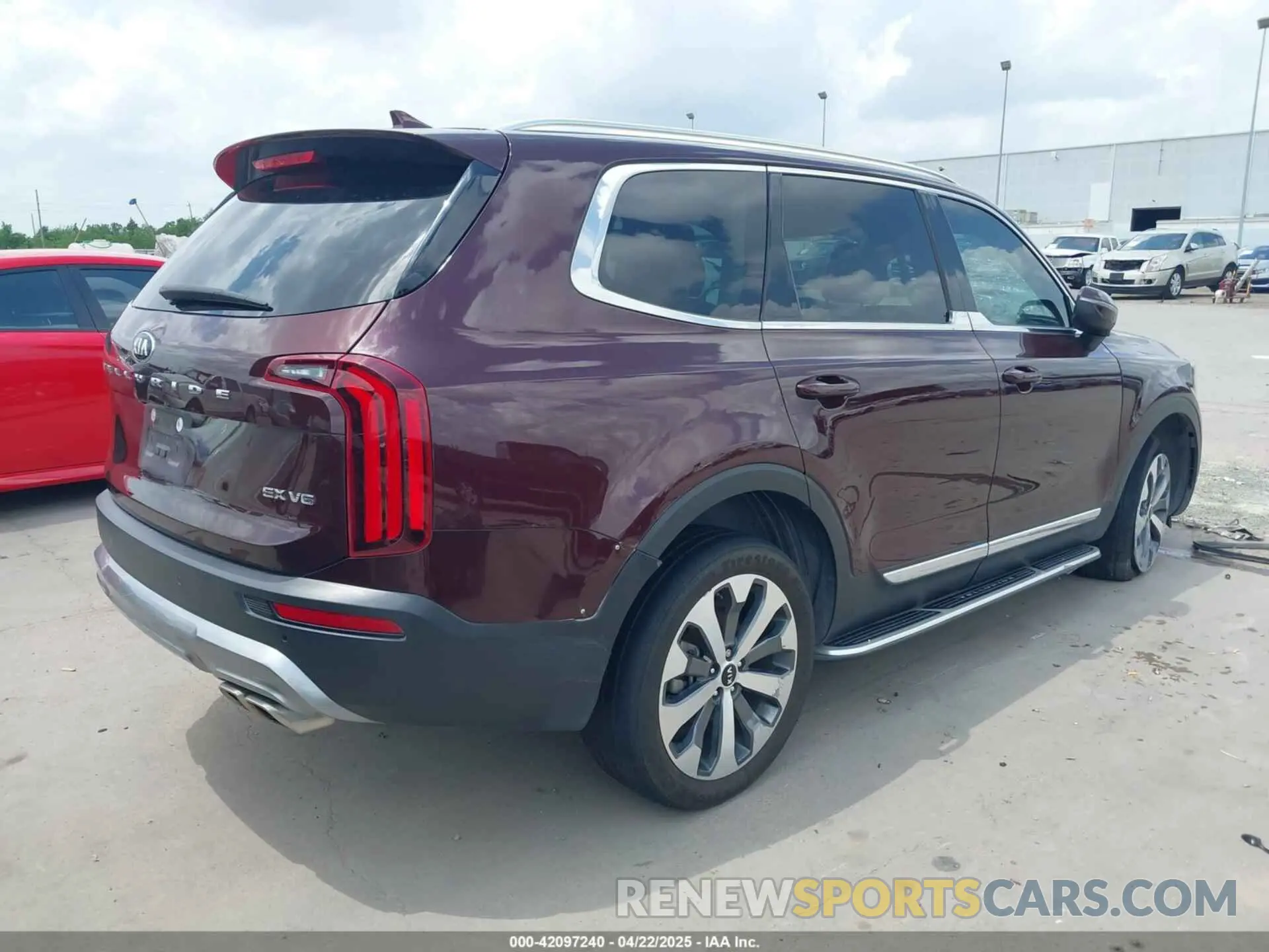 4 fotografías del automóvil dañado 5XYP34HC6LG093892 KIA TELLURIDE 2020