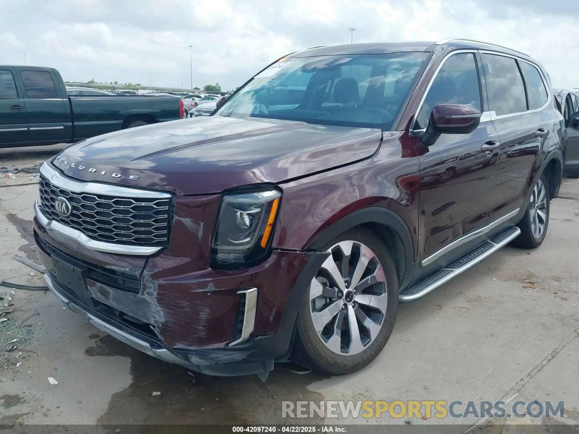 6 fotografías del automóvil dañado 5XYP34HC6LG093892 KIA TELLURIDE 2020