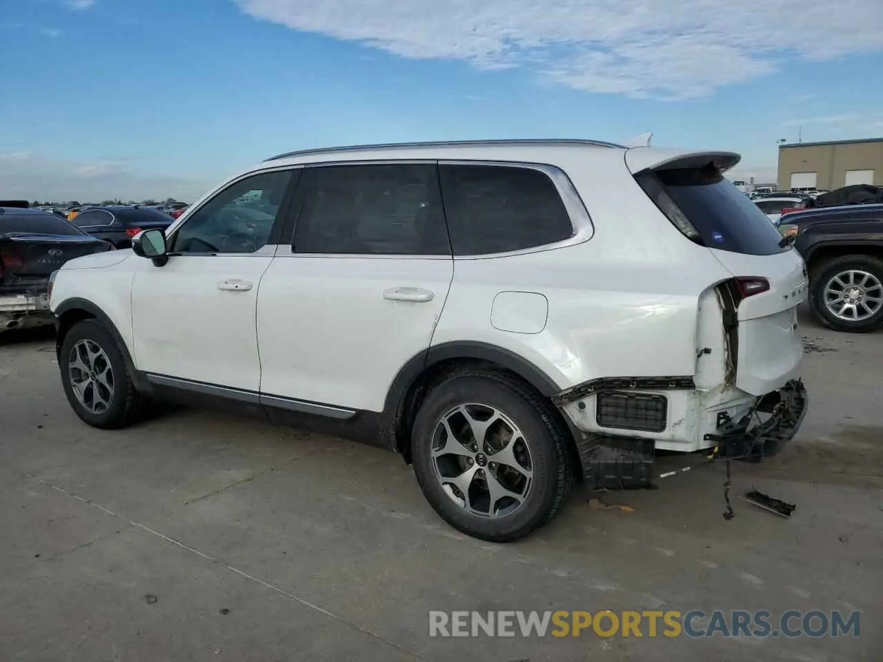 2 fotografías del automóvil dañado 5XYP34HC7LG001298 KIA TELLURIDE 2020