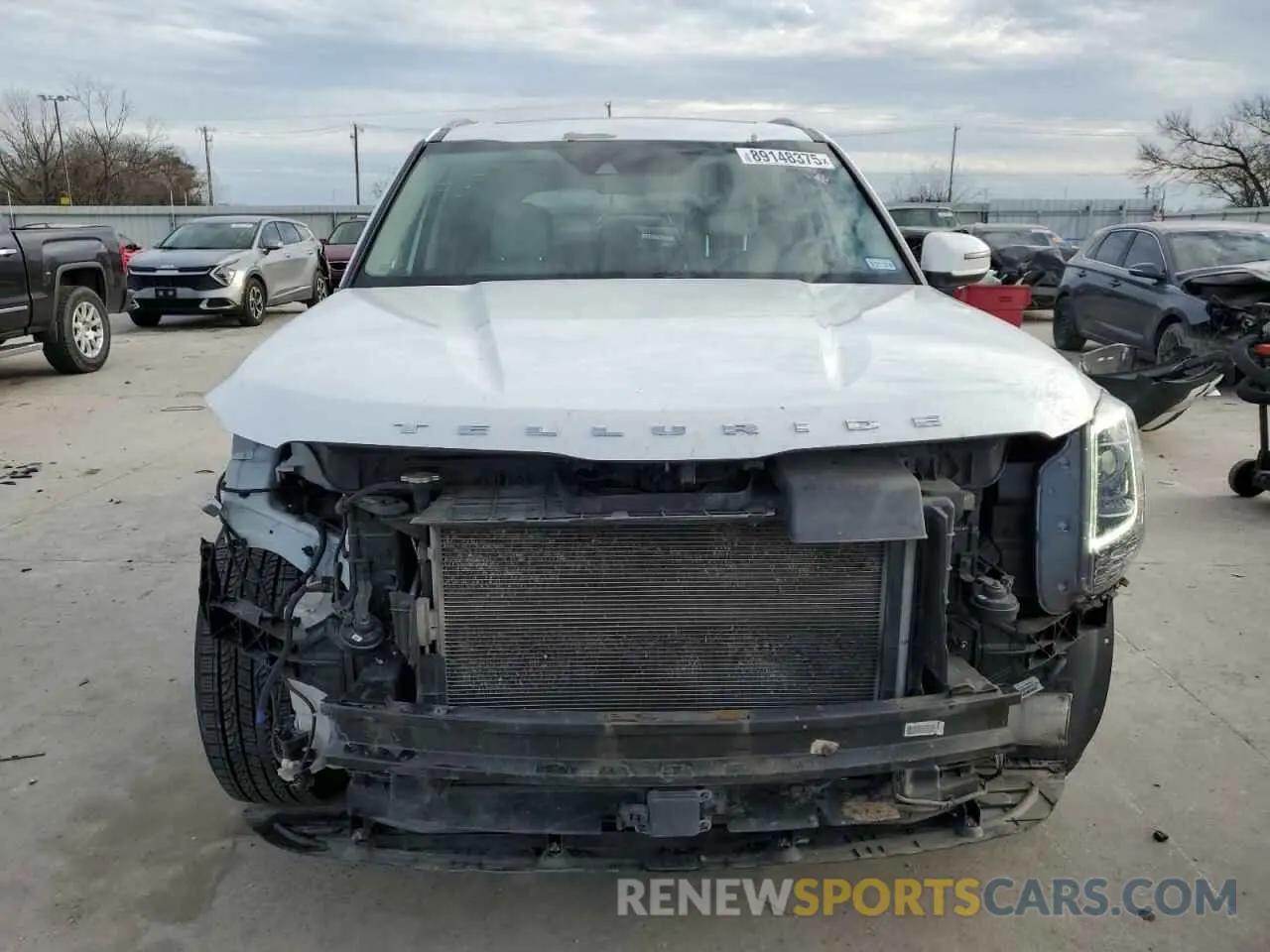 5 fotografías del automóvil dañado 5XYP34HC7LG001298 KIA TELLURIDE 2020