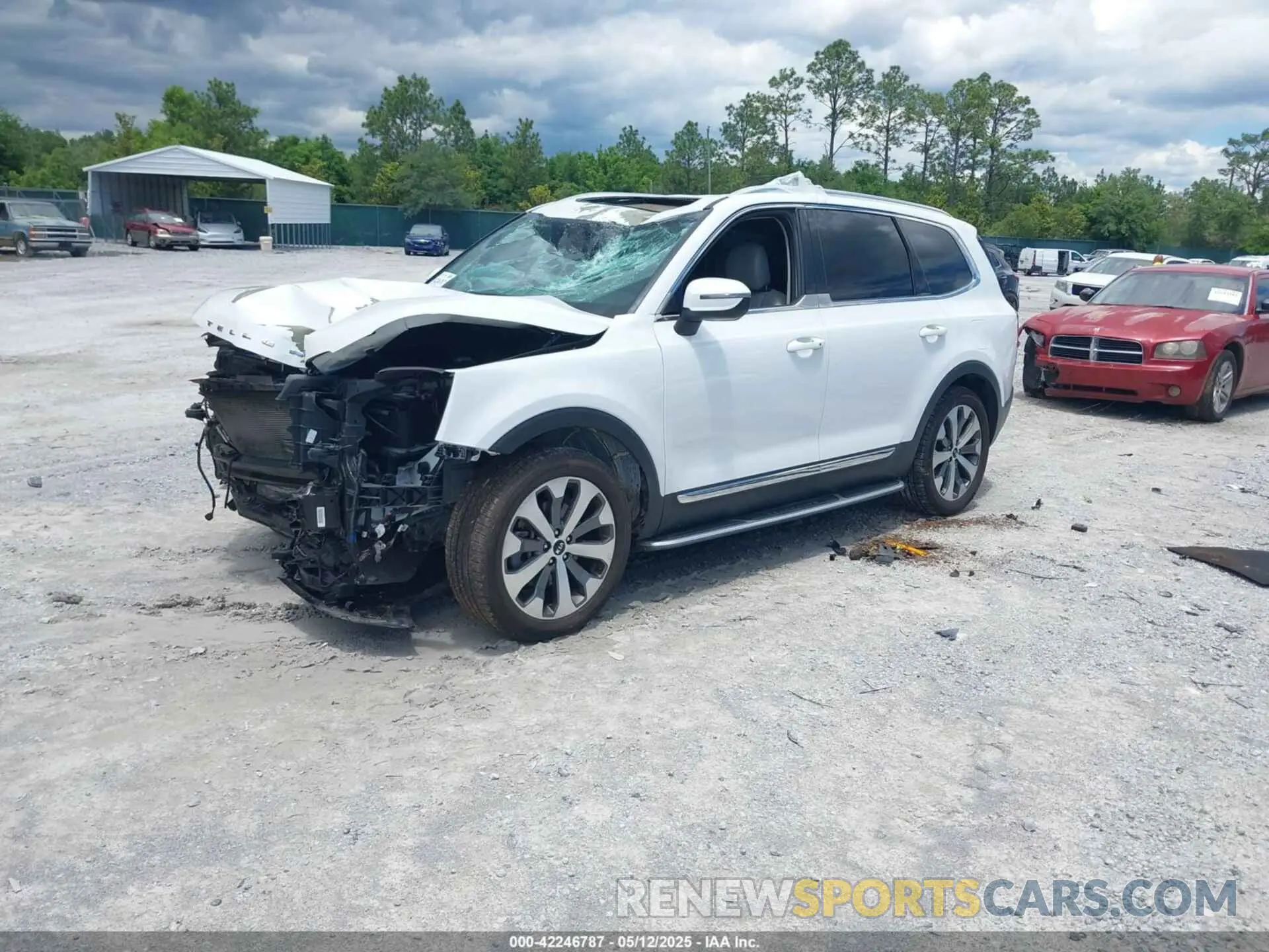 2 fotografías del automóvil dañado 5XYP34HC7LG074039 KIA TELLURIDE 2020