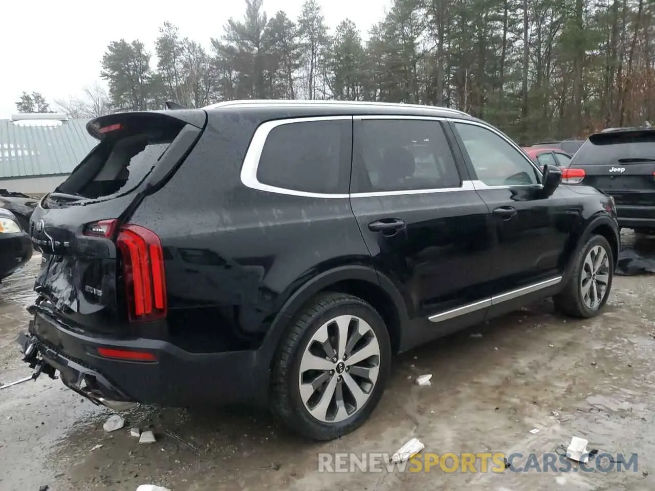 3 fotografías del automóvil dañado 5XYP3DHC0LG080605 KIA TELLURIDE 2020