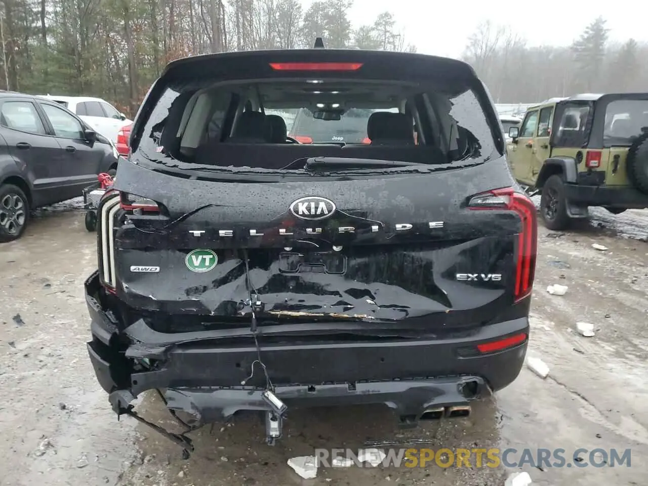 6 fotografías del automóvil dañado 5XYP3DHC0LG080605 KIA TELLURIDE 2020