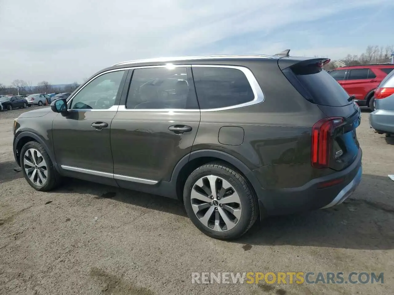 2 fotografías del automóvil dañado 5XYP3DHC0LG091376 KIA TELLURIDE 2020