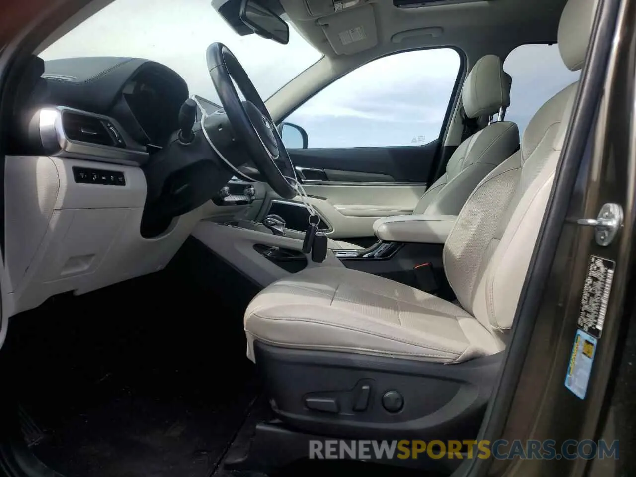 7 fotografías del automóvil dañado 5XYP3DHC0LG091376 KIA TELLURIDE 2020