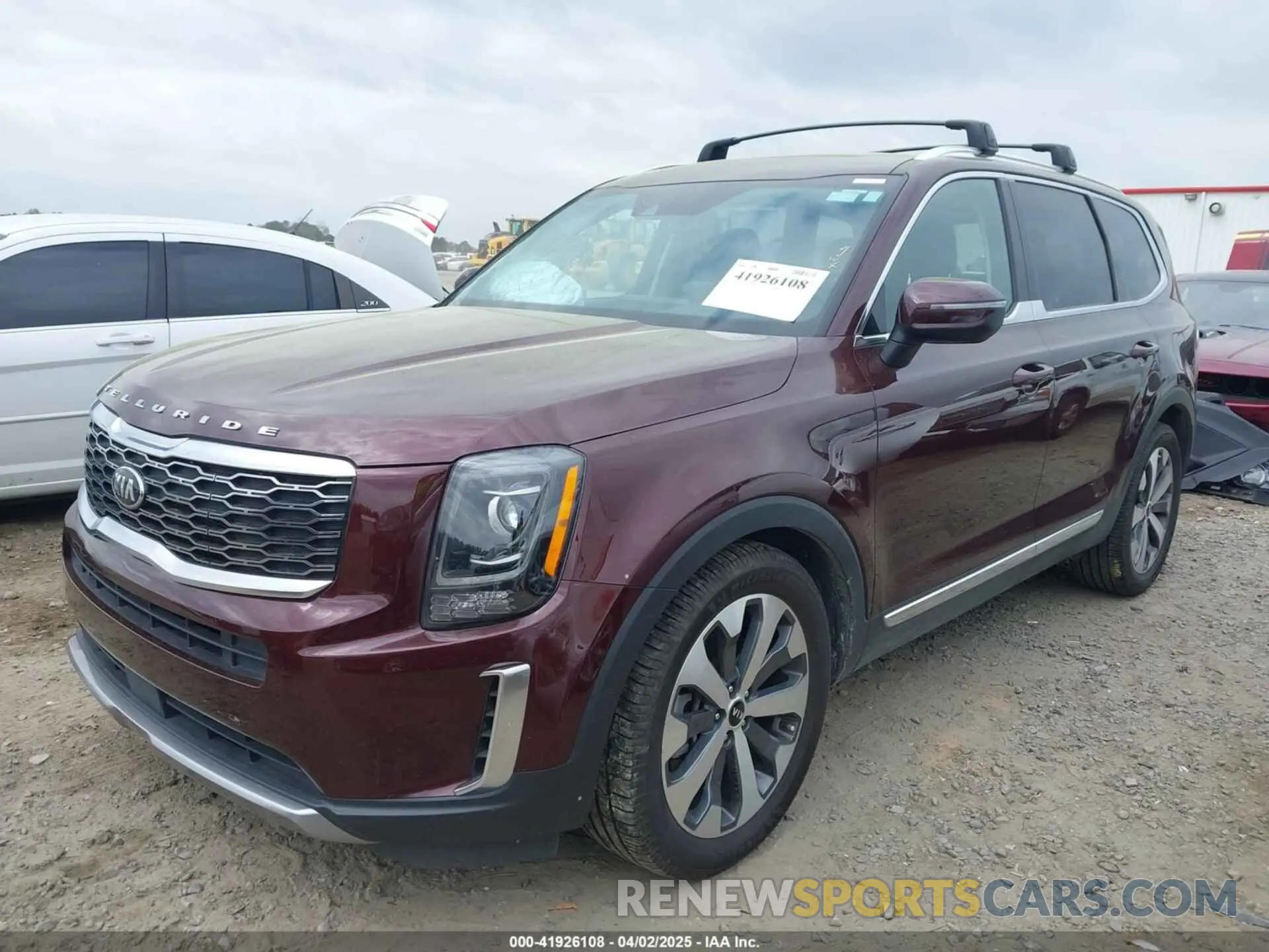 2 fotografías del automóvil dañado 5XYP3DHC1LG056748 KIA TELLURIDE 2020
