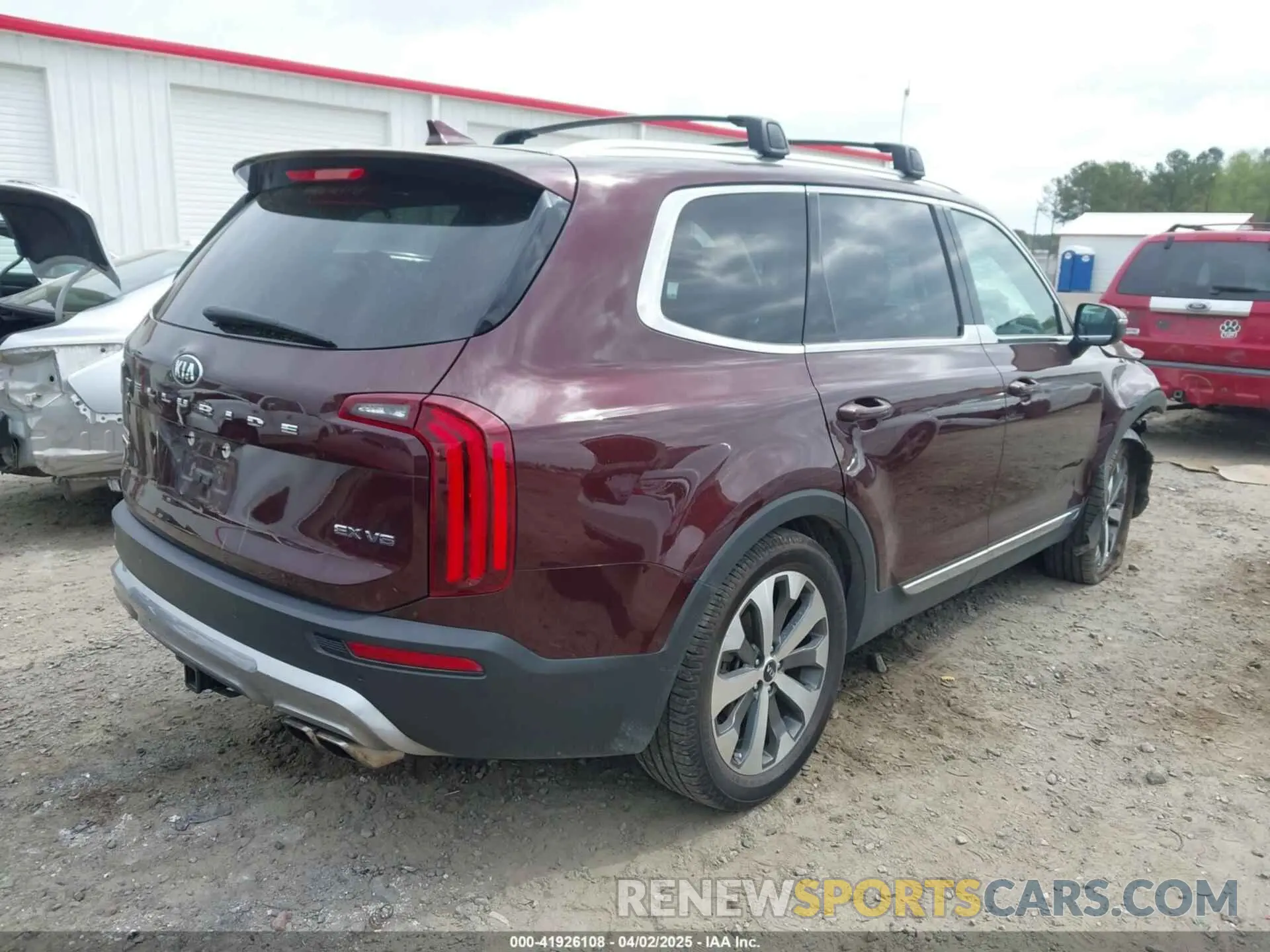 4 fotografías del automóvil dañado 5XYP3DHC1LG056748 KIA TELLURIDE 2020