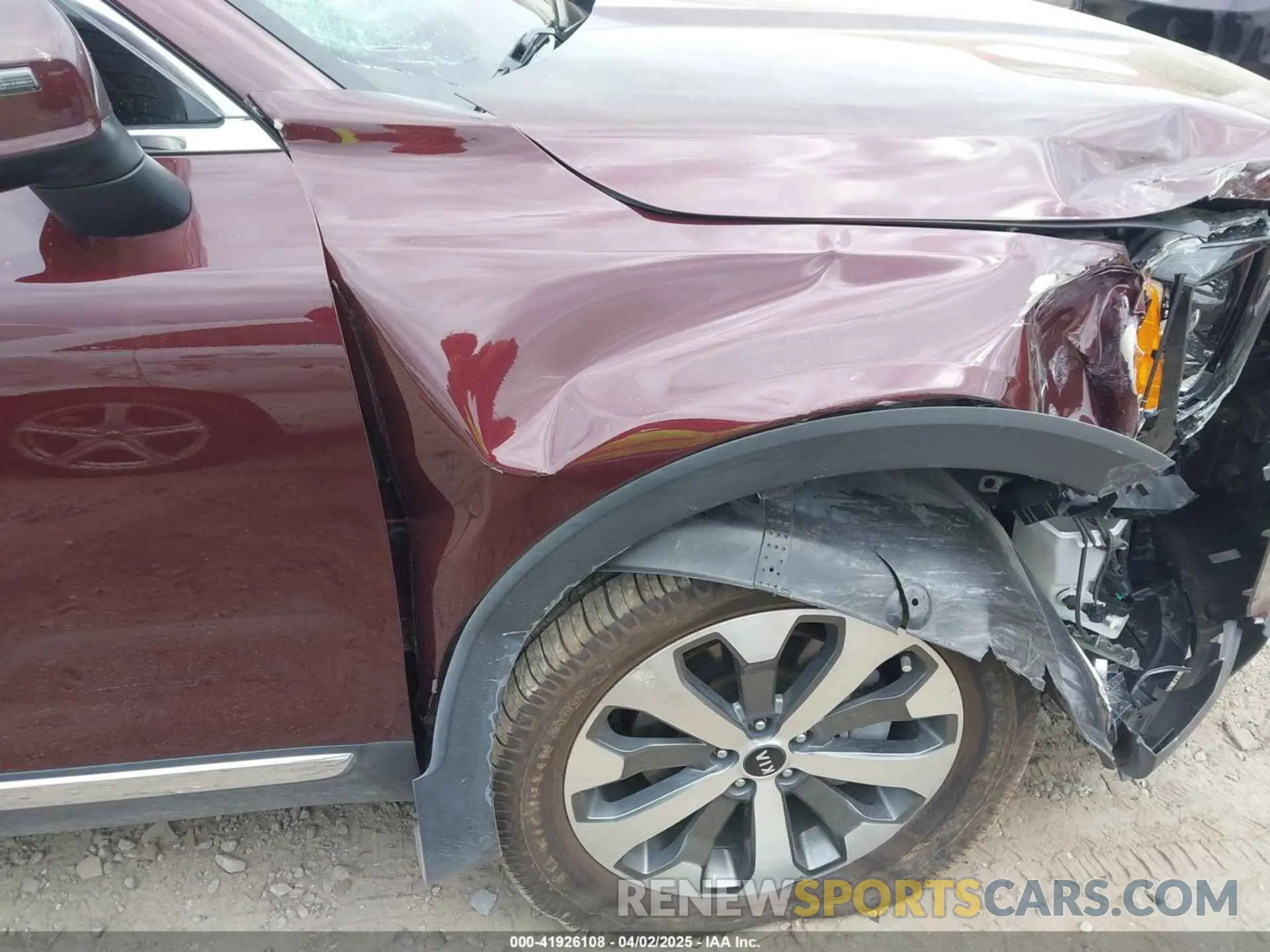 6 fotografías del automóvil dañado 5XYP3DHC1LG056748 KIA TELLURIDE 2020