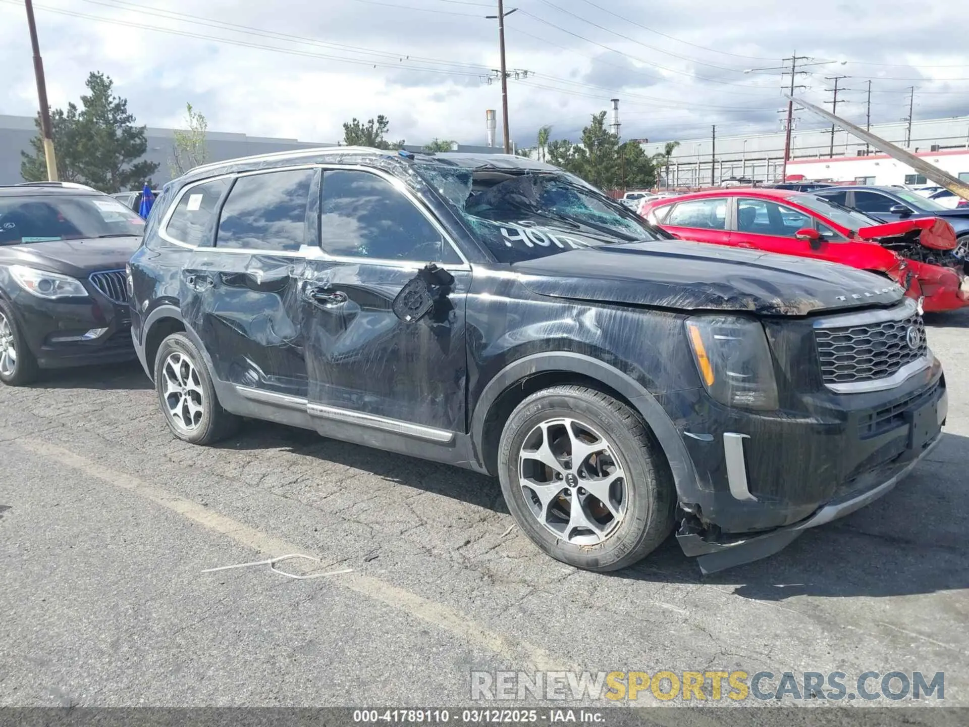1 fotografías del automóvil dañado 5XYP3DHC3LG046643 KIA TELLURIDE 2020