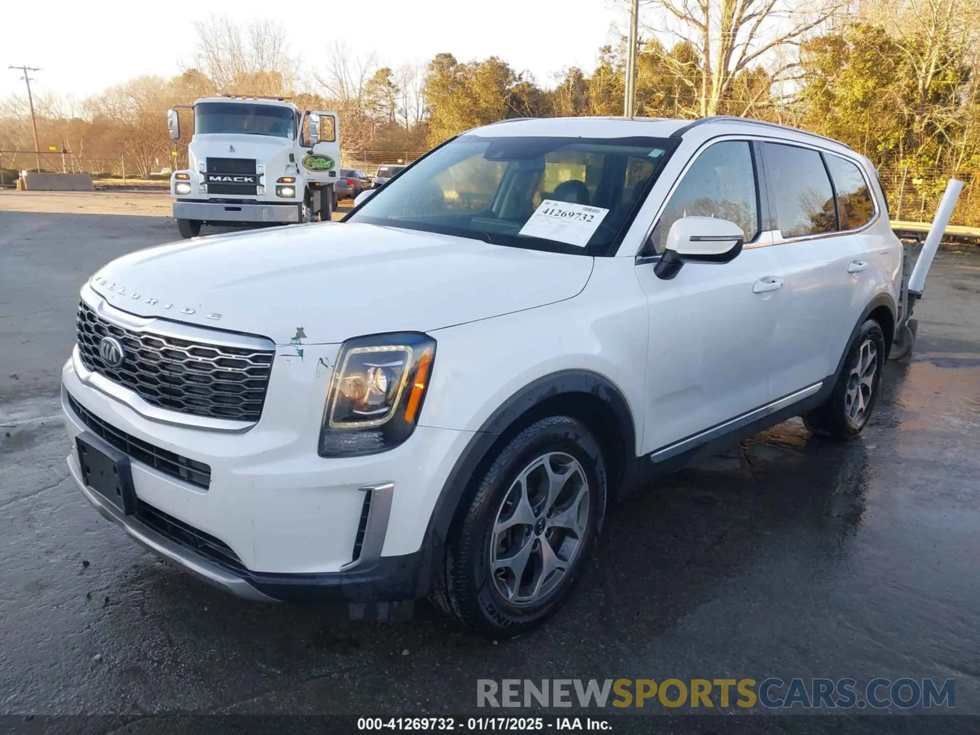 2 fotografías del automóvil dañado 5XYP3DHC7LG003486 KIA TELLURIDE 2020