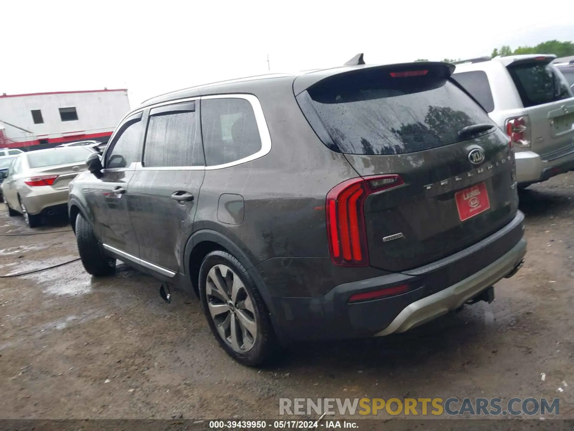 3 fotografías del automóvil dañado 5XYP3DHC7LG073361 KIA TELLURIDE 2020