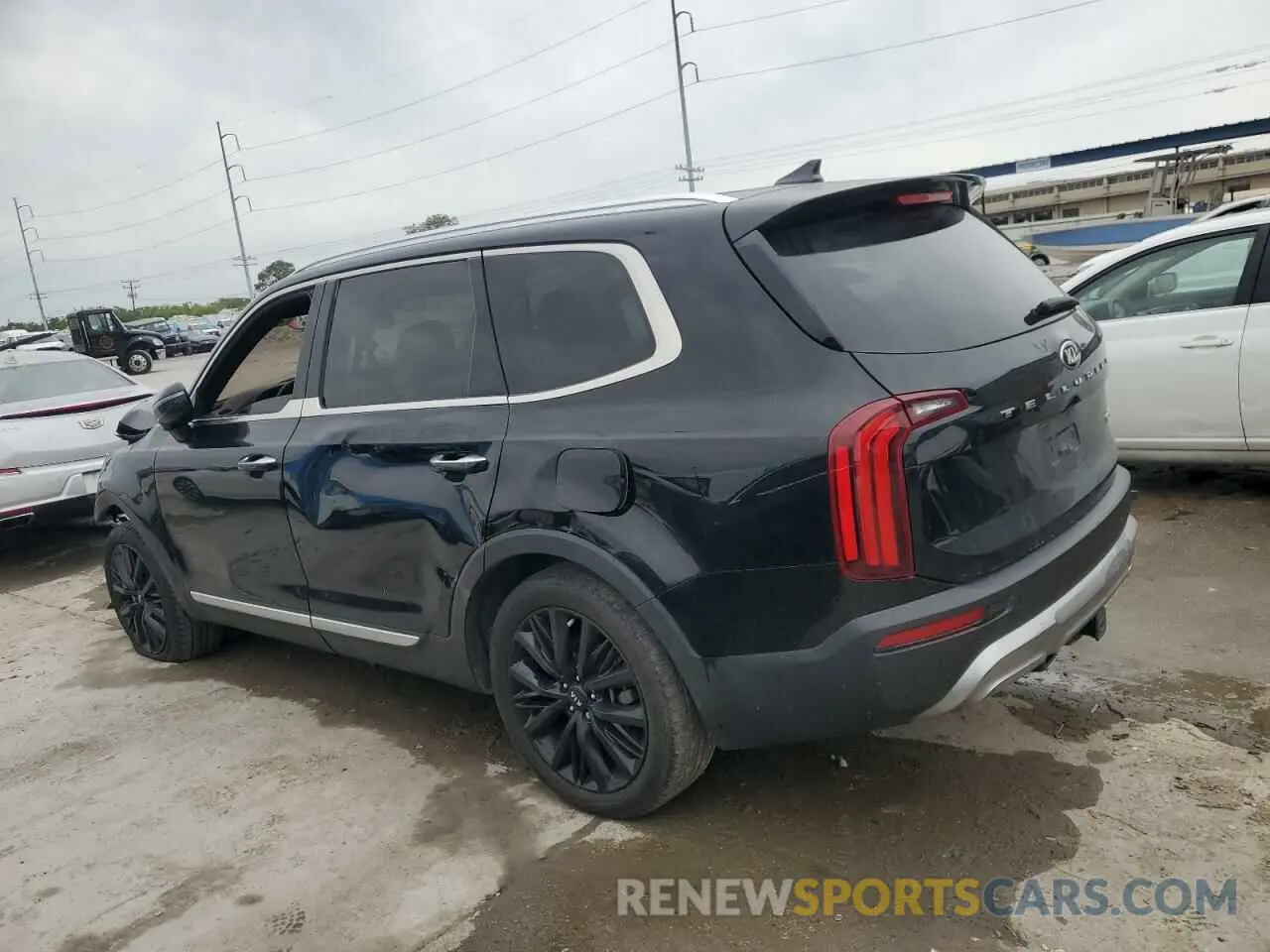 2 fotografías del automóvil dañado 5XYP54HC8LG068762 KIA TELLURIDE 2020