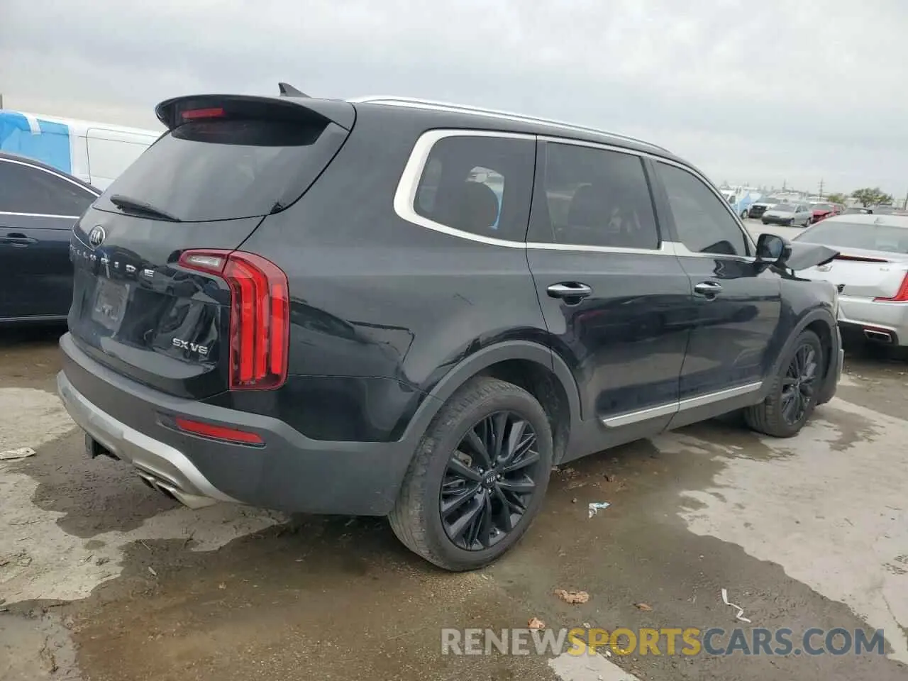 3 fotografías del automóvil dañado 5XYP54HC8LG068762 KIA TELLURIDE 2020