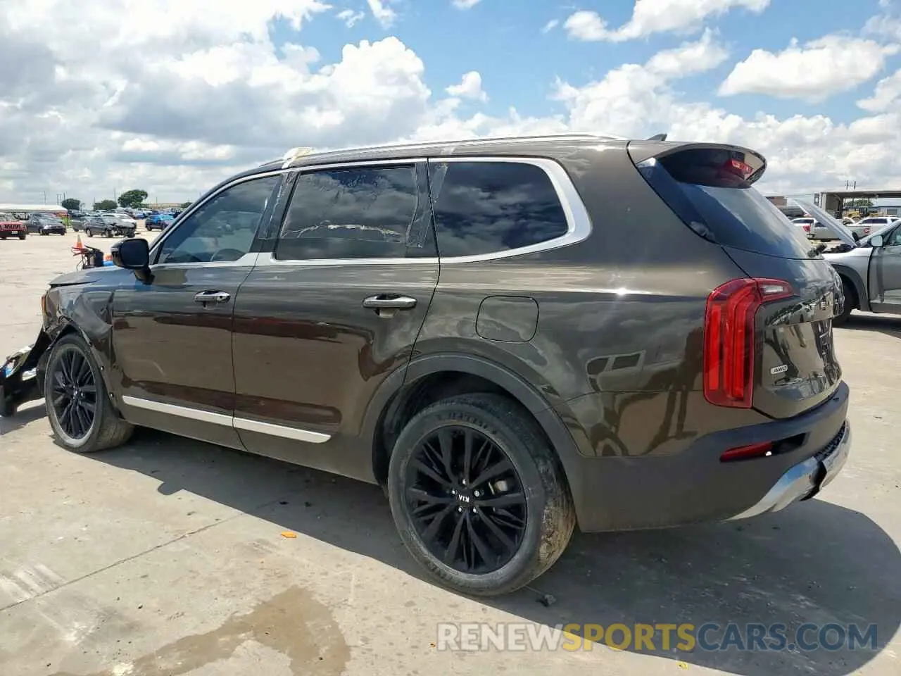 2 fotografías del automóvil dañado 5XYP5DHC1LG038521 KIA TELLURIDE 2020