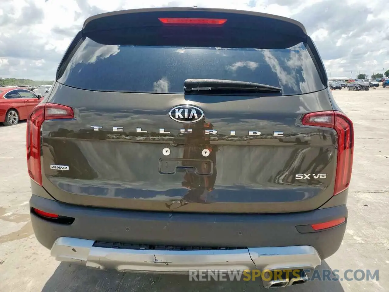 6 fotografías del automóvil dañado 5XYP5DHC1LG038521 KIA TELLURIDE 2020