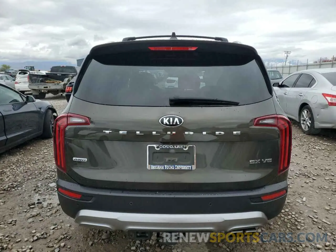 6 fotografías del automóvil dañado 5XYP5DHC2LG045185 KIA TELLURIDE 2020