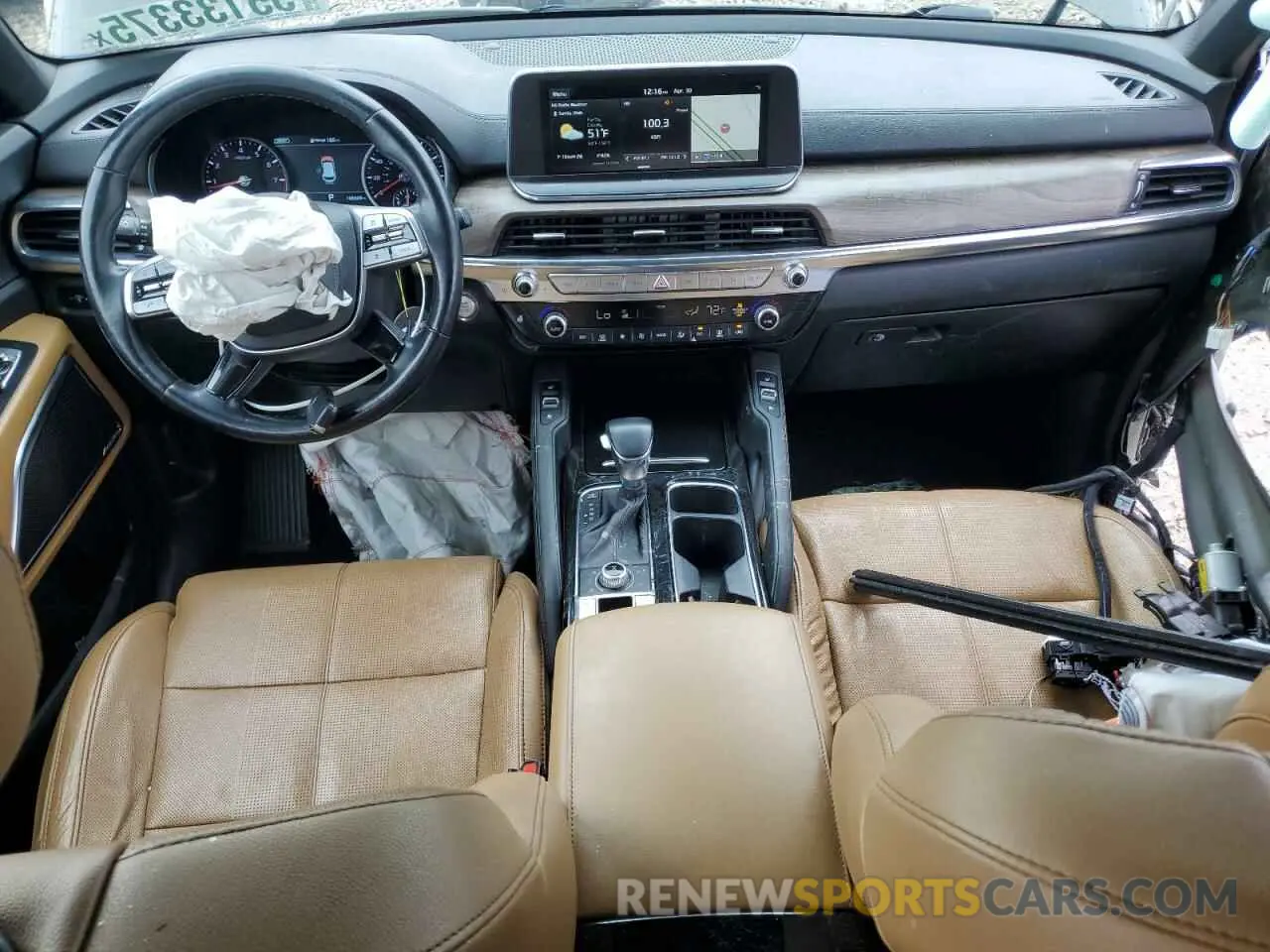 8 fotografías del automóvil dañado 5XYP5DHC2LG045185 KIA TELLURIDE 2020