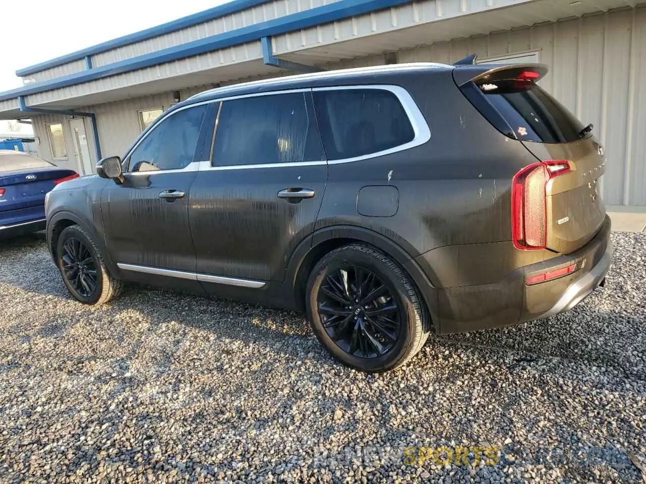 2 fotografías del automóvil dañado 5XYP5DHC4LG036374 KIA TELLURIDE 2020