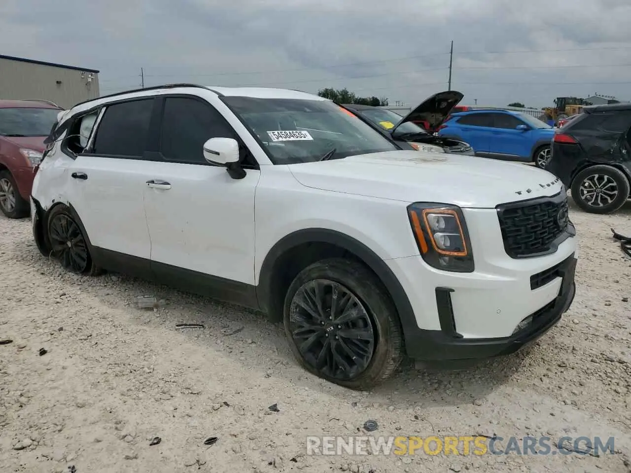 4 fotografías del automóvil dañado 5XYP5DHC5LG091531 KIA TELLURIDE 2020