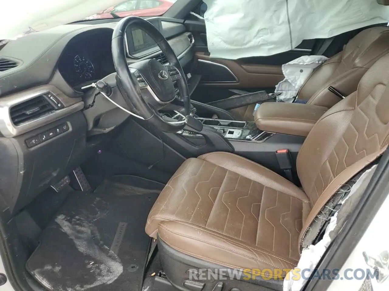 7 fotografías del automóvil dañado 5XYP5DHC5LG091531 KIA TELLURIDE 2020