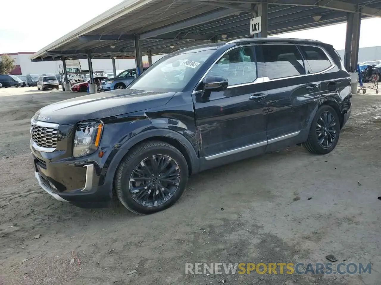 1 fotografías del automóvil dañado 5XYP5DHC6LG071322 KIA TELLURIDE 2020