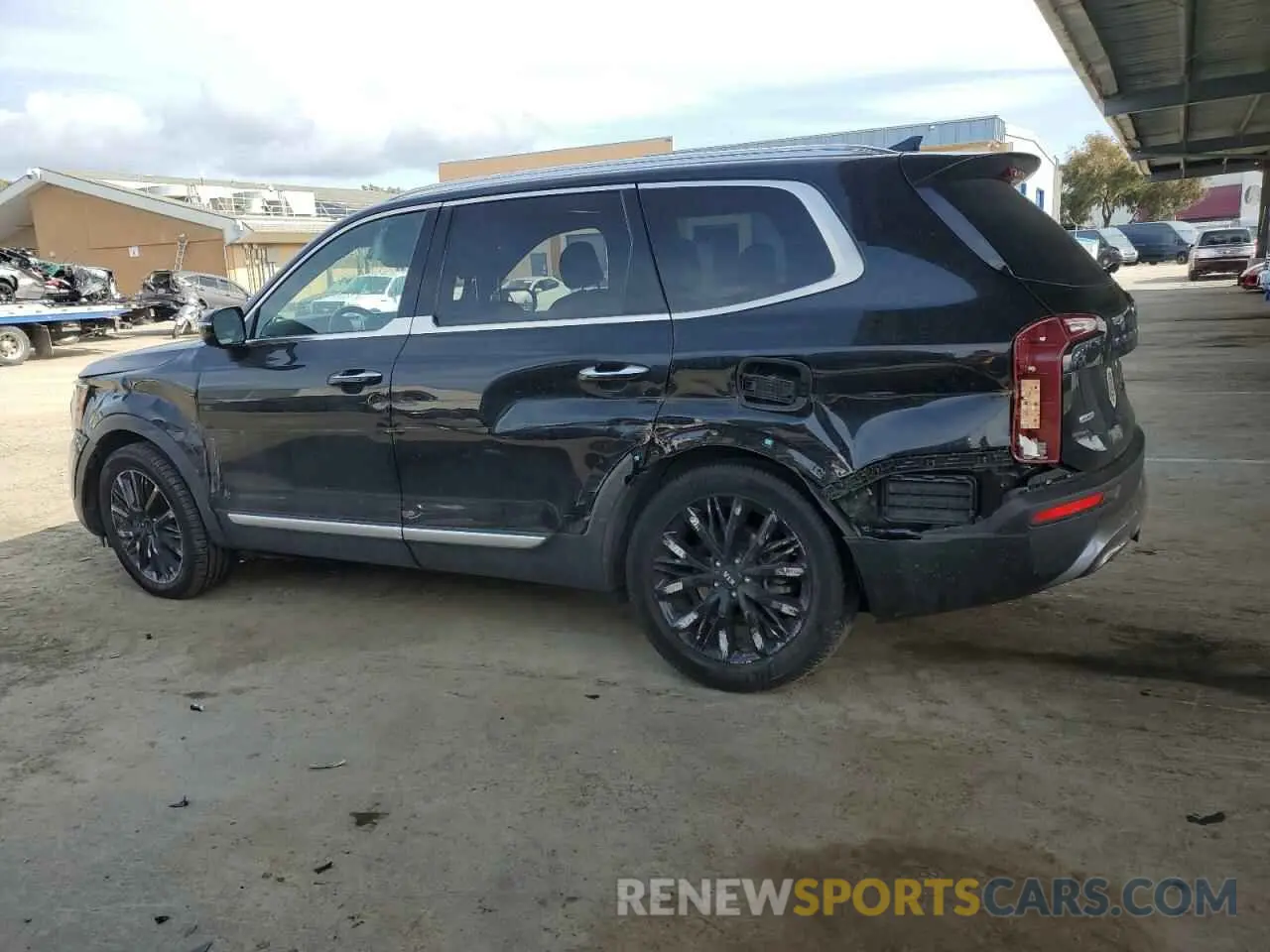 2 fotografías del automóvil dañado 5XYP5DHC6LG071322 KIA TELLURIDE 2020