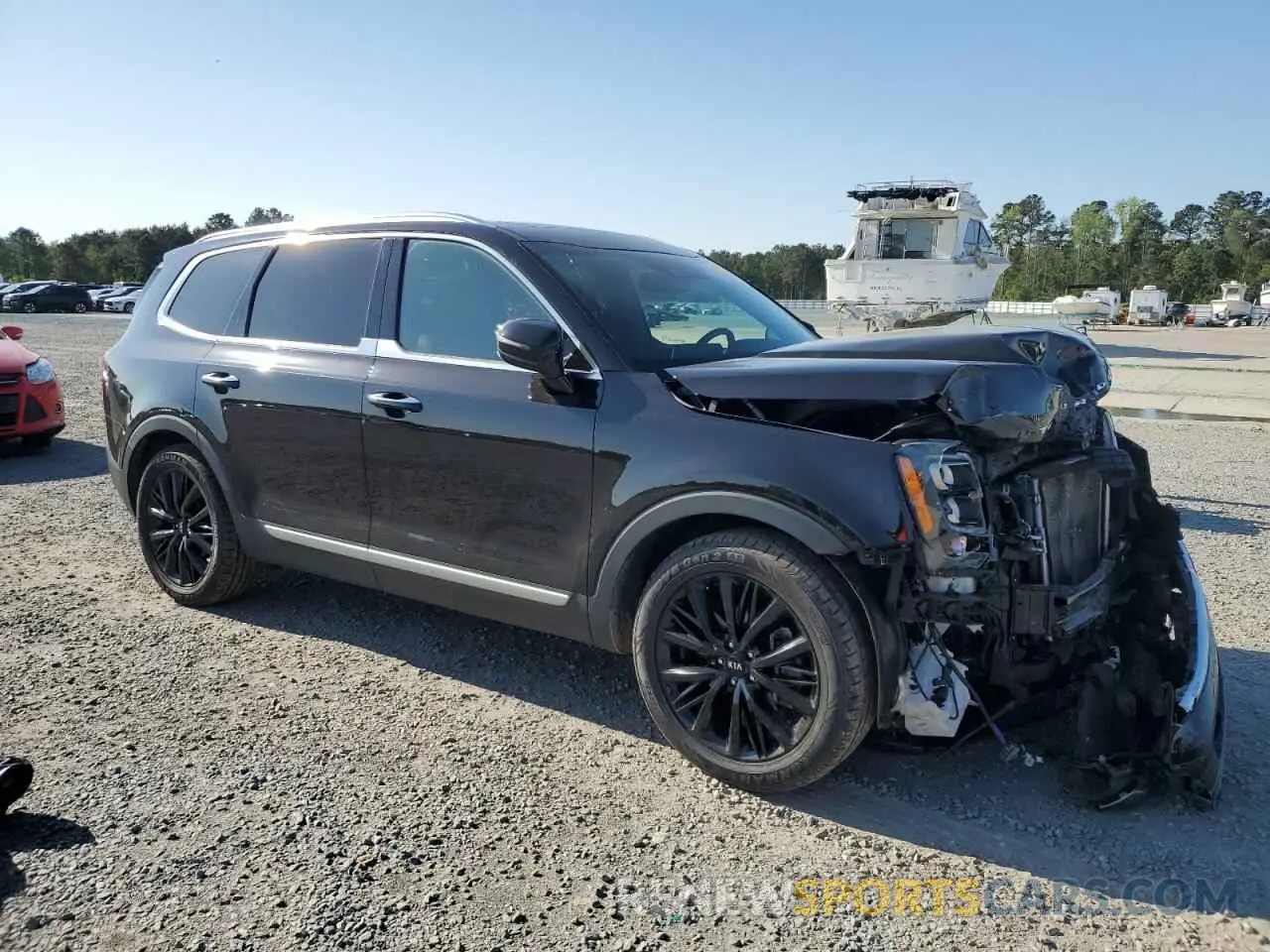 4 fotografías del automóvil dañado 5XYP5DHC8LG064338 KIA TELLURIDE 2020