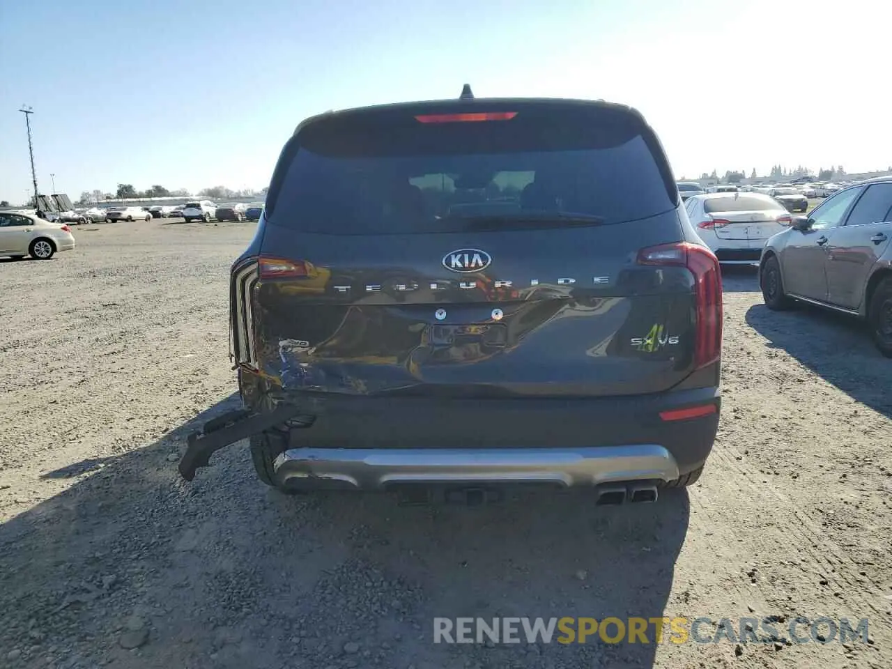 6 fotografías del automóvil dañado 5XYP5DHC9LG085344 KIA TELLURIDE 2020