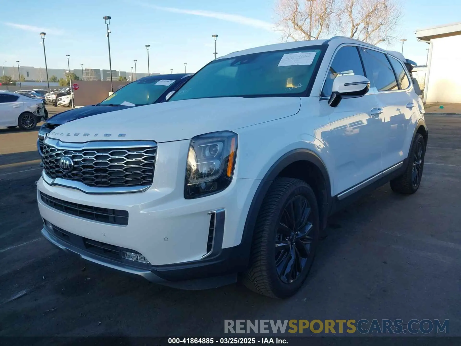2 fotografías del automóvil dañado 5XYP5DHCXLG034323 KIA TELLURIDE 2020