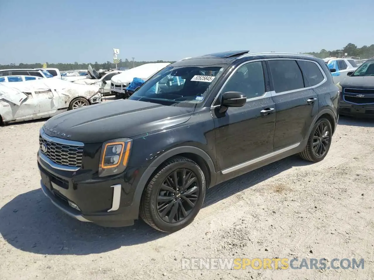 1 fotografías del automóvil dañado 5XYP5DHCXLG081206 KIA TELLURIDE 2020