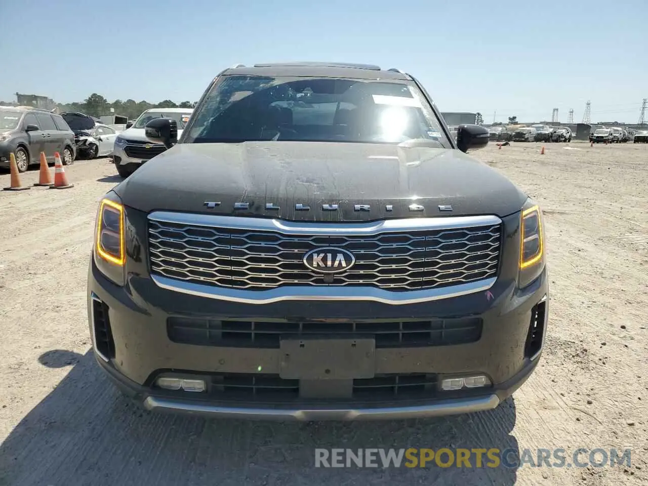 5 fotografías del automóvil dañado 5XYP5DHCXLG081206 KIA TELLURIDE 2020