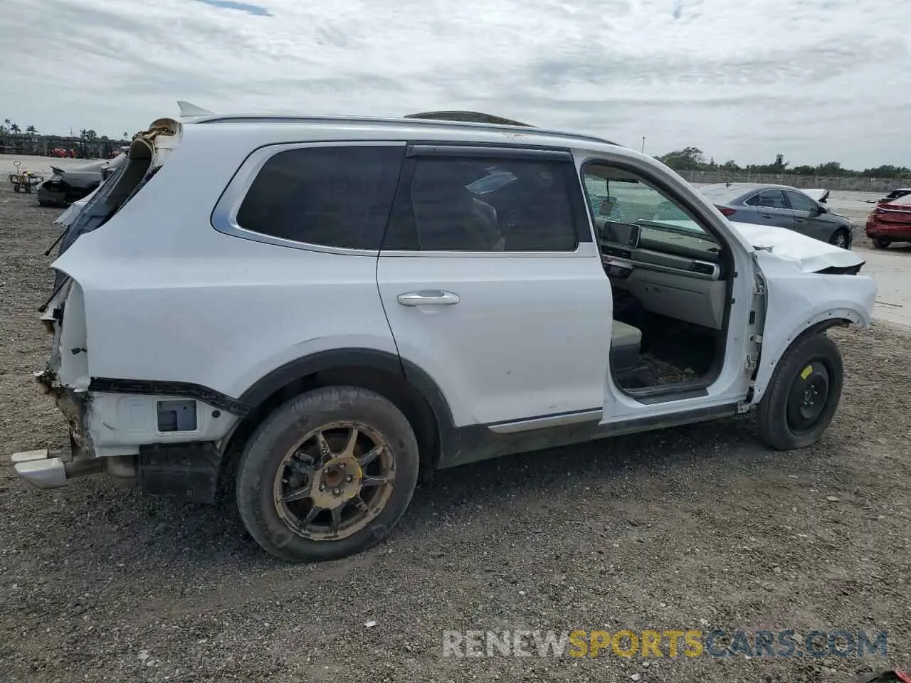 3 fotografías del automóvil dañado 5XYP64HC1LG009842 KIA TELLURIDE 2020