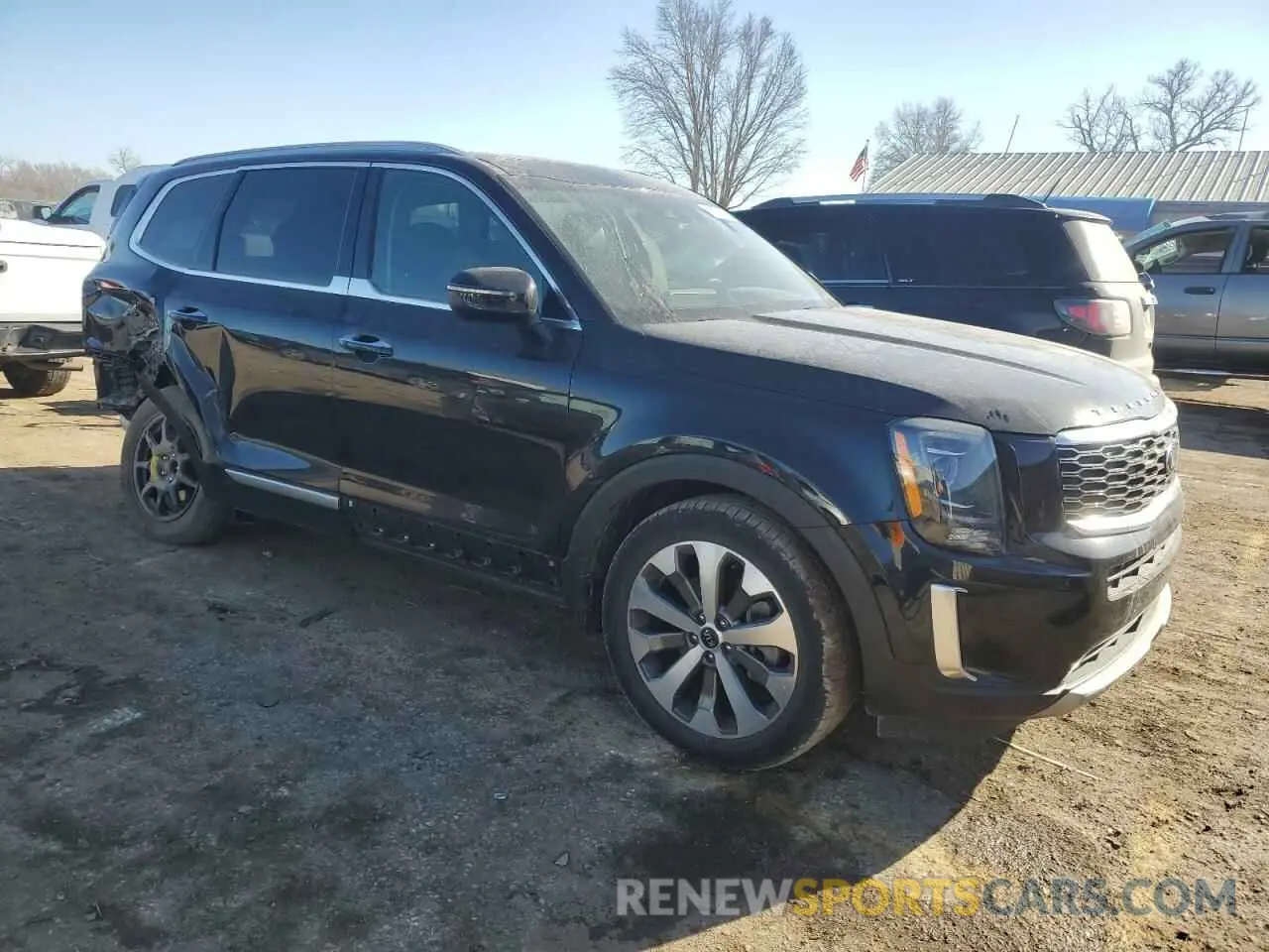 4 fotografías del automóvil dañado 5XYP64HC3LG012760 KIA TELLURIDE 2020