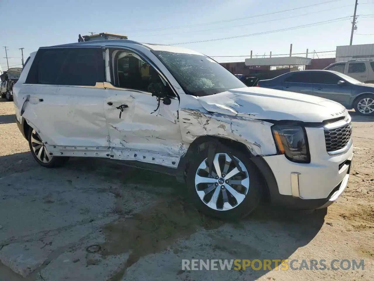 4 fotografías del automóvil dañado 5XYP64HC3LG096661 KIA TELLURIDE 2020