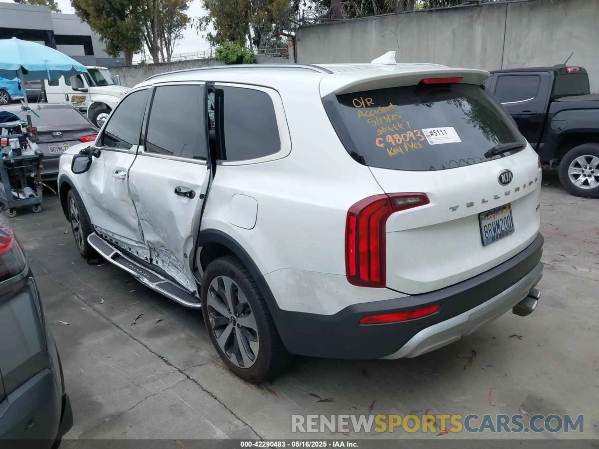 3 fotografías del automóvil dañado 5XYP64HC4LG096667 KIA TELLURIDE 2020
