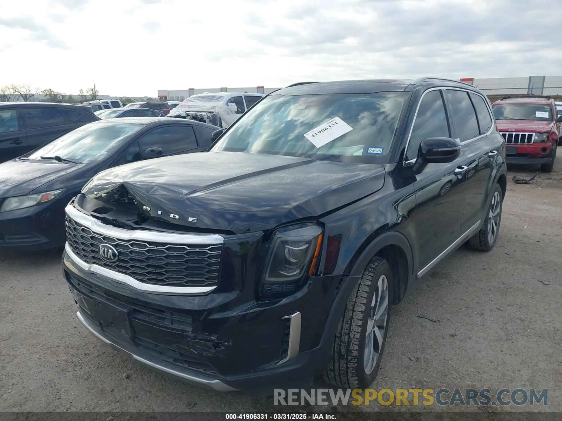 2 fotografías del automóvil dañado 5XYP64HC5LG020312 KIA TELLURIDE 2020