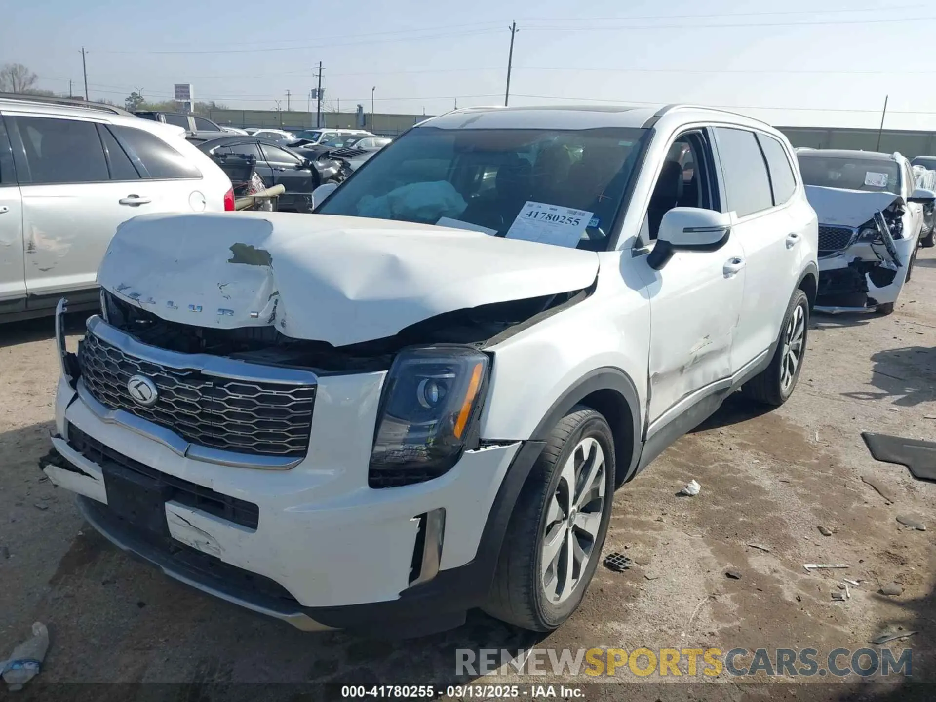 2 fotografías del automóvil dañado 5XYP64HC5LG021962 KIA TELLURIDE 2020