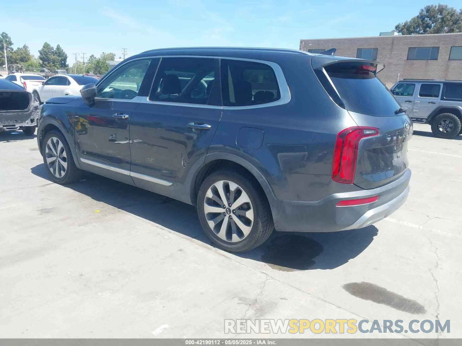3 fotografías del automóvil dañado 5XYP64HC6LG006919 KIA TELLURIDE 2020