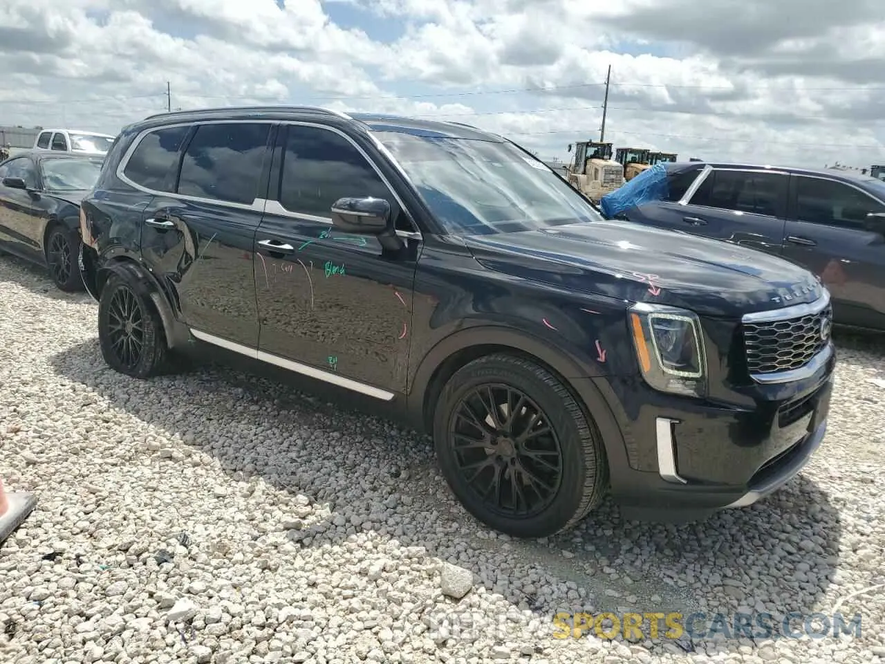 4 fotografías del automóvil dañado 5XYP64HC7LG058253 KIA TELLURIDE 2020